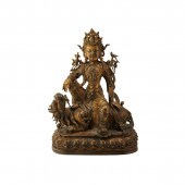 Bronze Seated Figure of Avalok