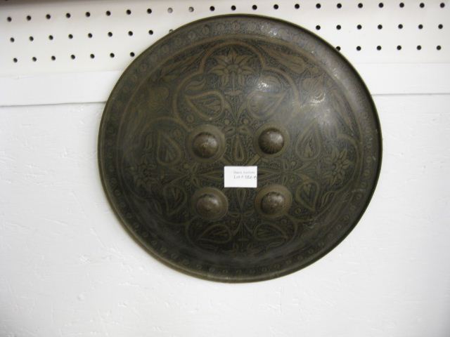 Bronze Shield Black enameled