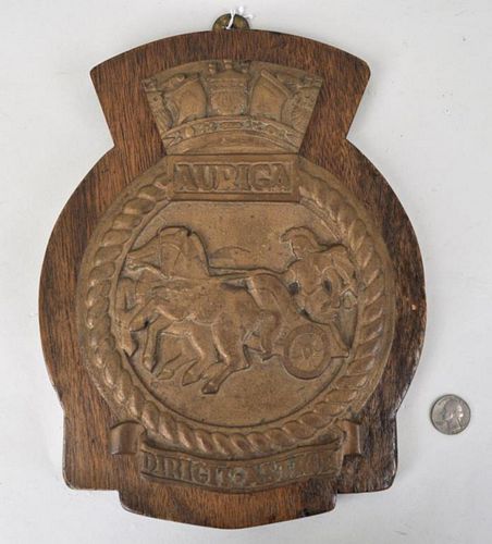BRONZE SHIP'S BADGE