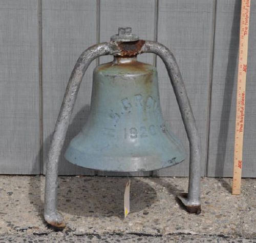 BRONZE SHIP'S BELL"HS Groves