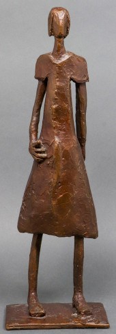 BRONZE SIGNED MODERN ABSTRACTE