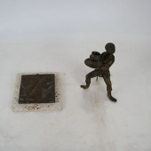 BRONZE SQUIRREL AND MONKEY SCU