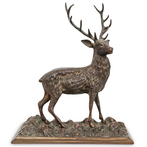 BRONZE STAG DEER