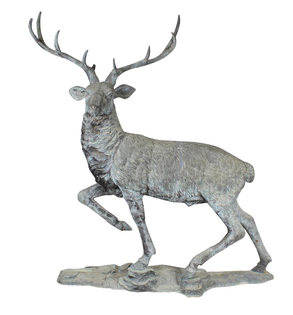 BRONZE STAG68 inches wide; 78