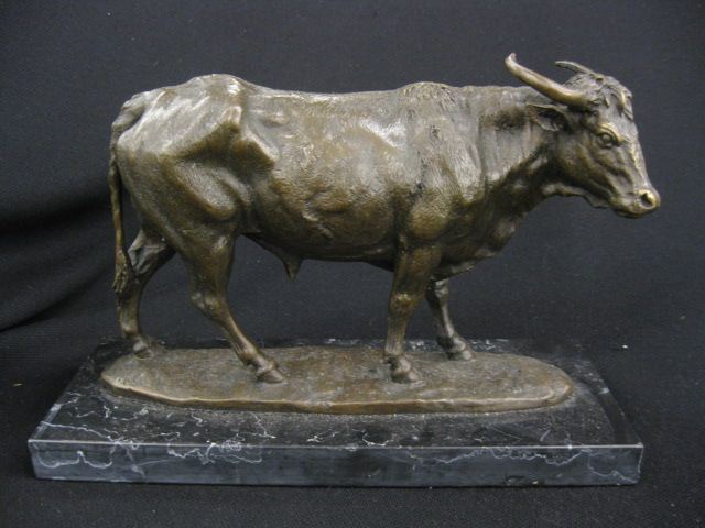 Bronze Statue of a Bull finely