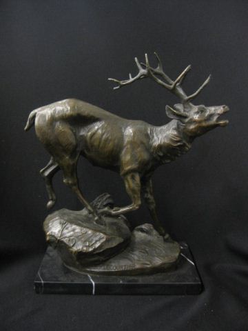 Bronze Statue of an Elk after R.