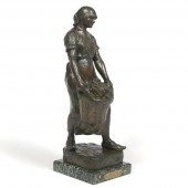 BRONZE STATUE OF AN OYSTER GAT