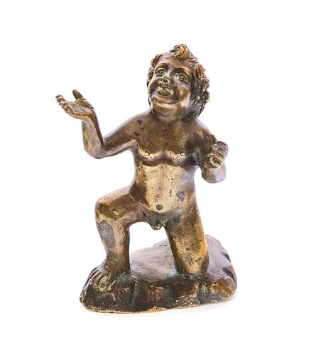 BRONZE STATUE OF BOYBronze Statue