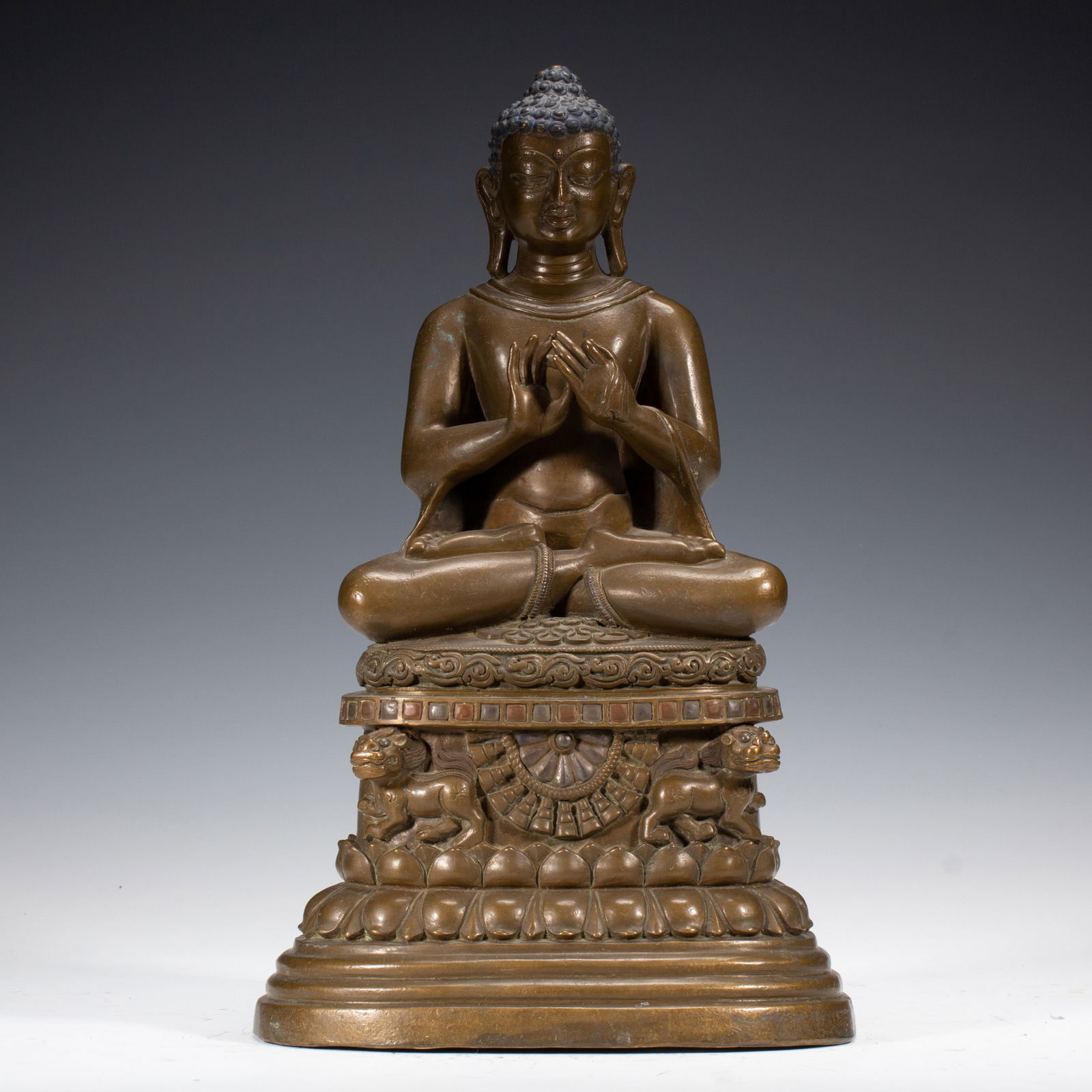 BRONZE STATUE OF GAUTAMA BUDDHA