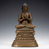 BRONZE STATUE OF GAUTAMA BUDDH