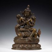 BRONZE STATUE OF MANJUSHRI RID