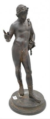 BRONZE STATUE OF NARCISSUS (DI
