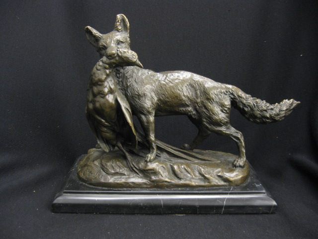 Bronze Statue of Retrieverwith