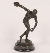 Bronze statue of the Discus Th