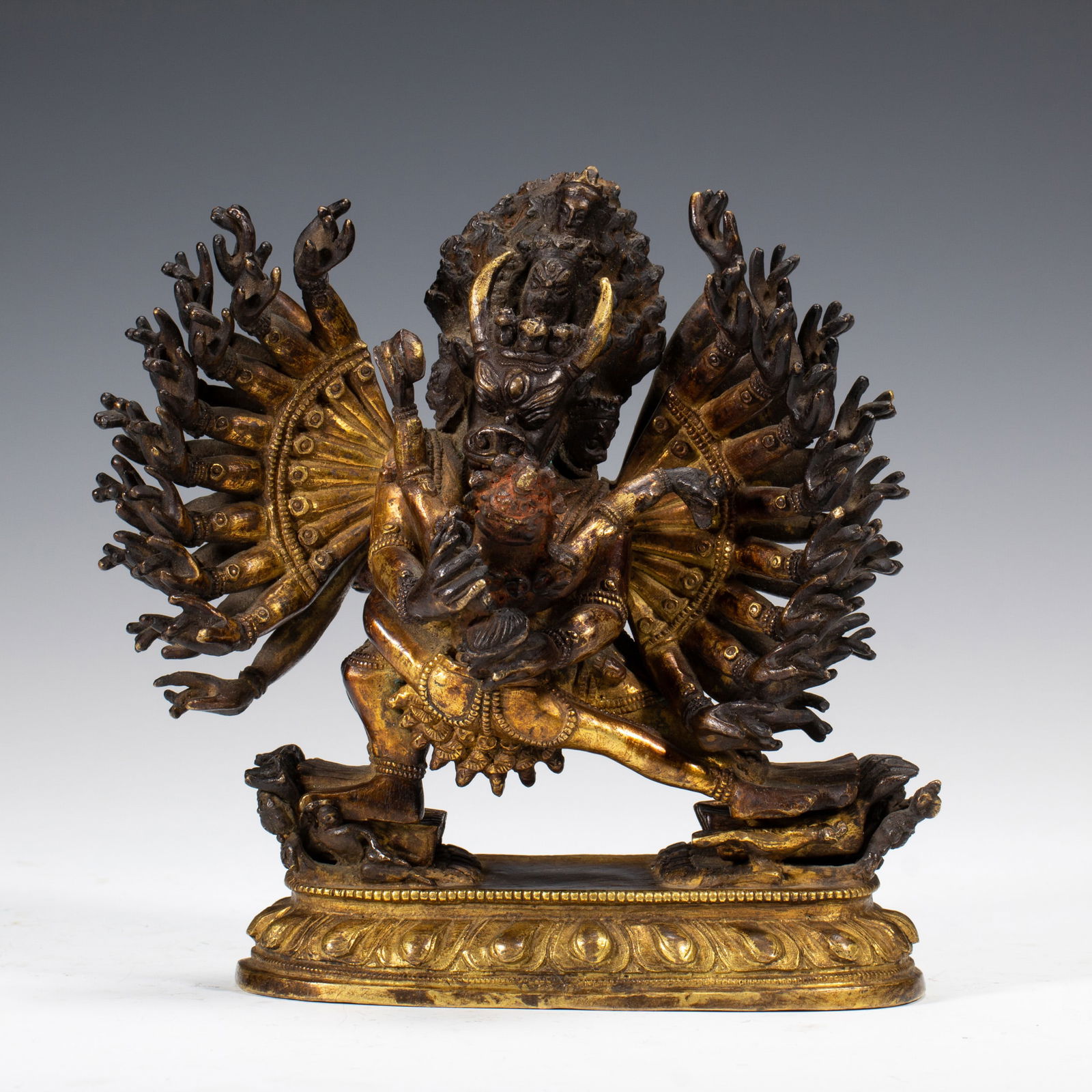 BRONZE STATUE OF TIBETAN BUDDHIST