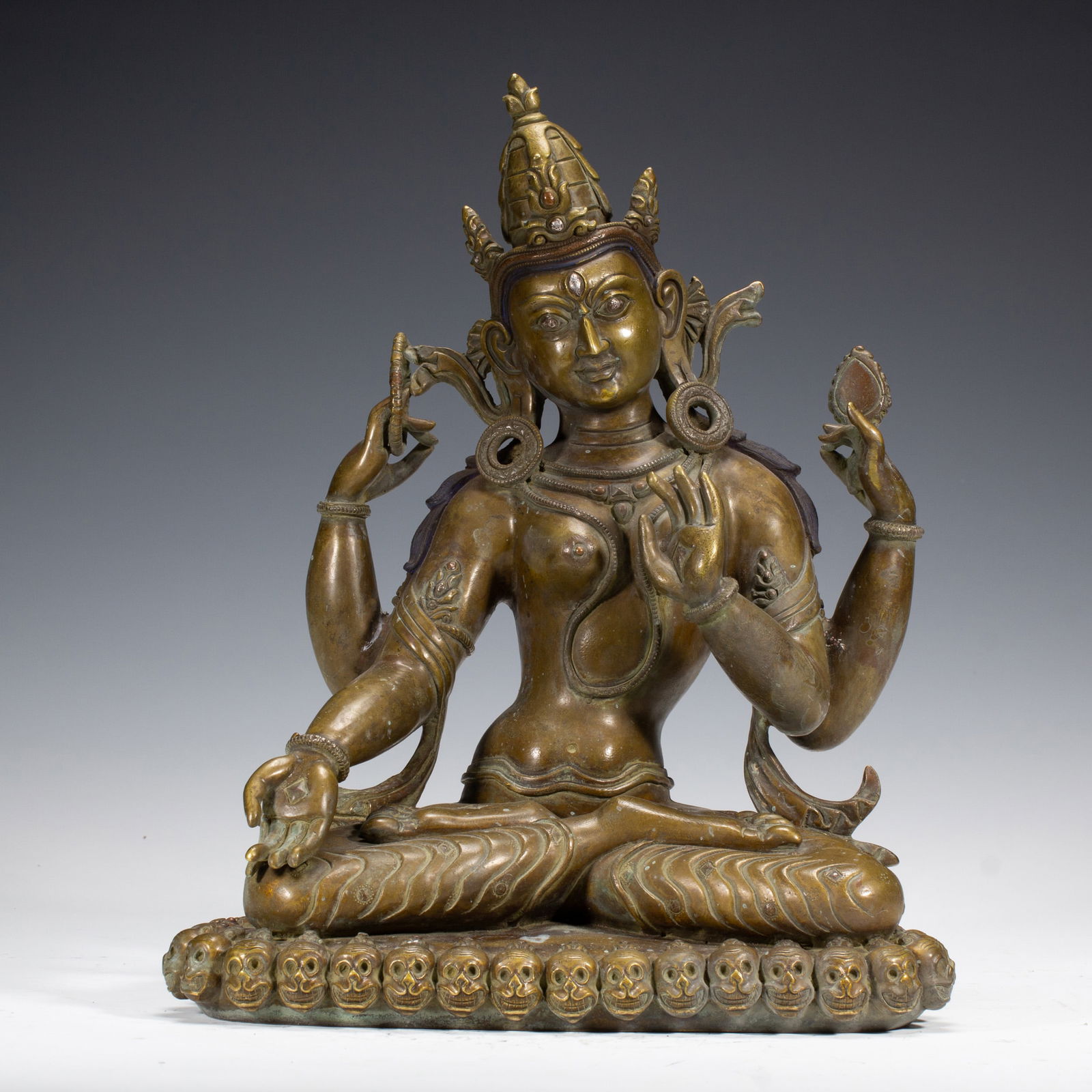 BRONZE STATUE OF USHNISHAVIJAYA