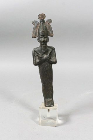 BRONZE STATUETTE OF OSIRISLate