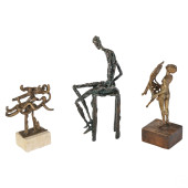 BRONZE STYLIZED FIGURAL SCULPT