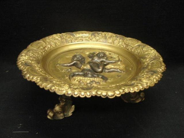 Bronze Tazza. Raised on Dolphin