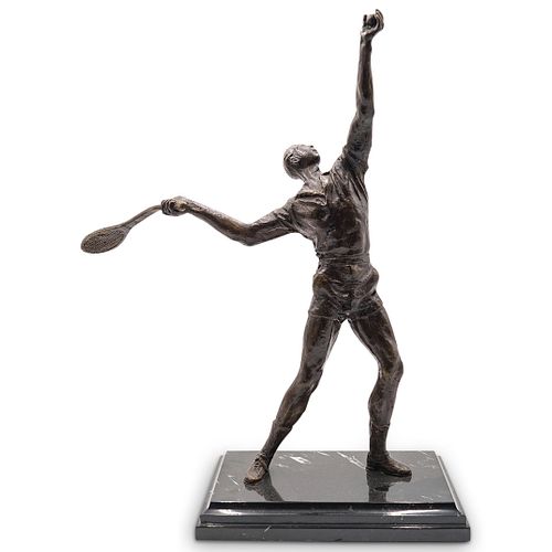 BRONZE TENNIS PLAYER