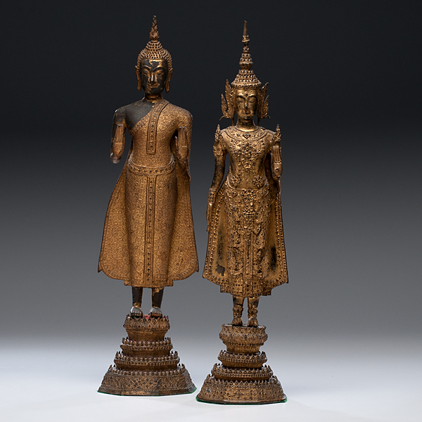 Bronze Tibetan Figures Tibetan