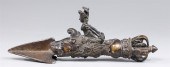 Bronze Tibetan ritual Phurba d