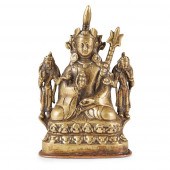 BRONZE TRIAD OF PADMASAMBHAVA