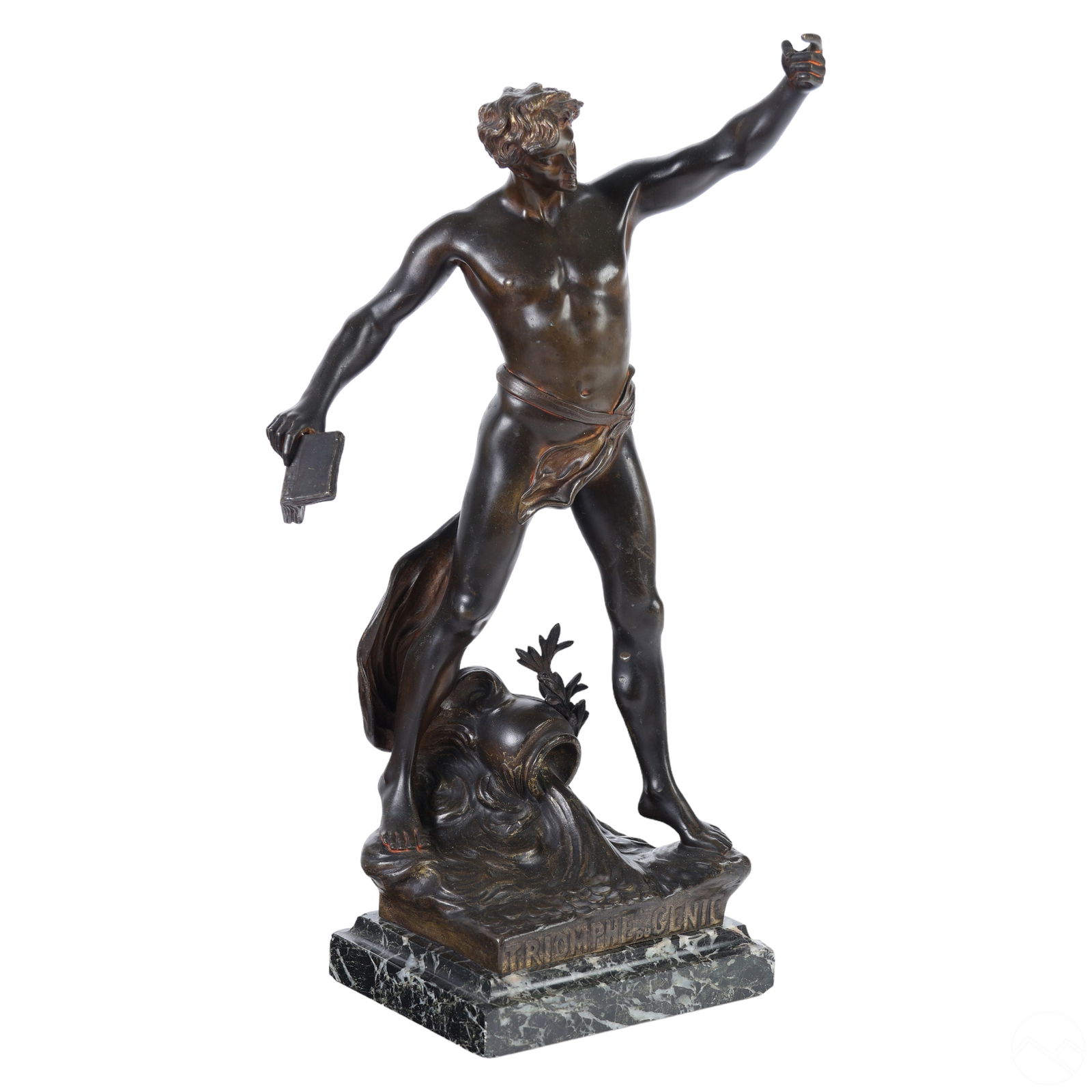 BRONZE TRIOMPHE DU GENIE