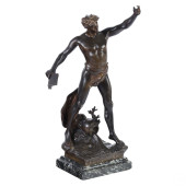 BRONZE TRIOMPHE DU GENIE SCULP