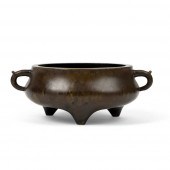BRONZE TRIPOD CENSER
20TH CENT