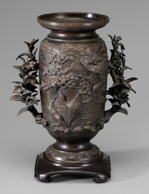Bronze Vase Japanese, late