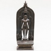 BRONZE VOTIVE FIGURE OF A JINA