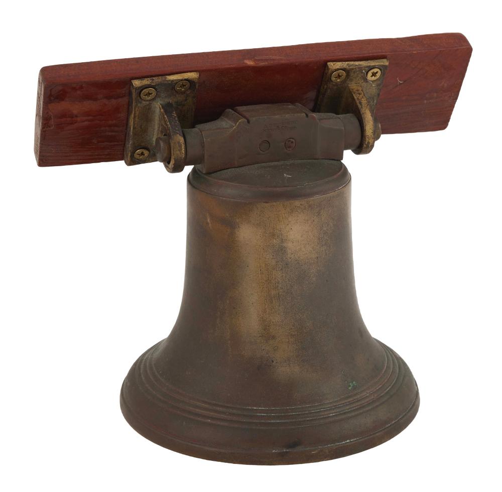 BRONZE WHALESHIP'S WATCH BELL