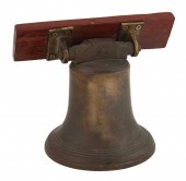 BRONZE WHALESHIP'S WATCH BELL