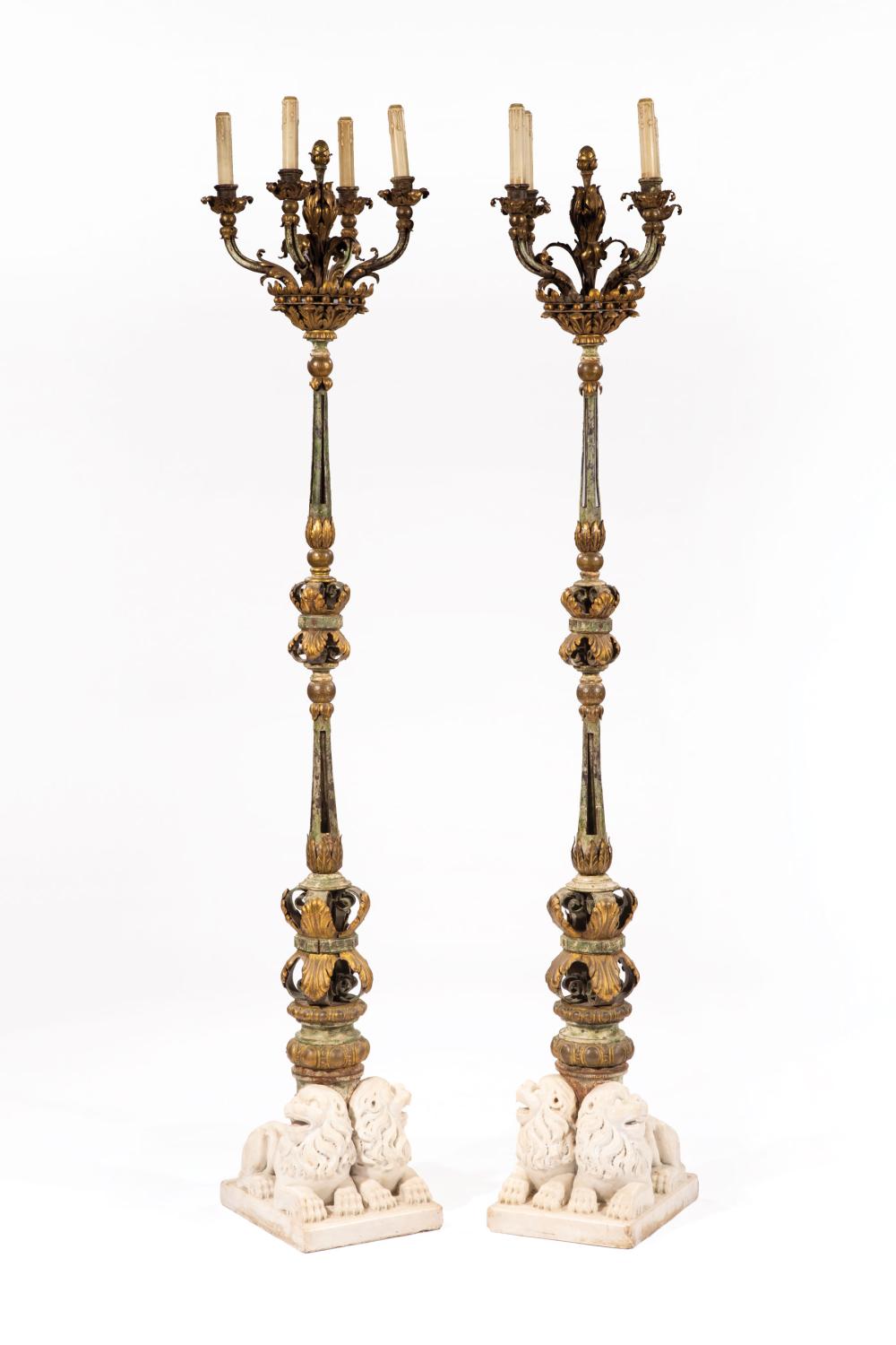 BRONZE, WROUGHT IRON, GILT METAL