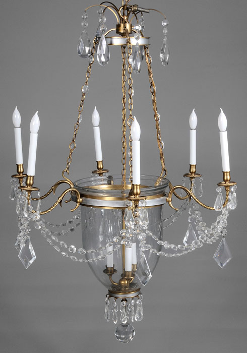 Bronze/Crystal Nine-Light