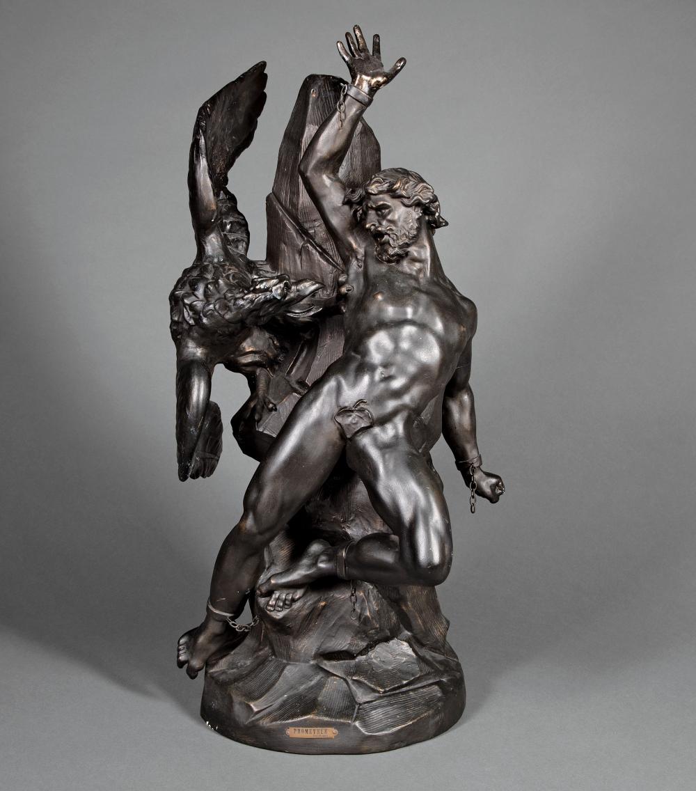 BRONZED PLASTER, MIXED MEDIA