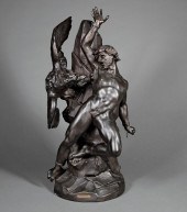 BRONZED PLASTER, MIXED MEDIA S