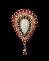 BROOCH - Vintage Teardrop Form