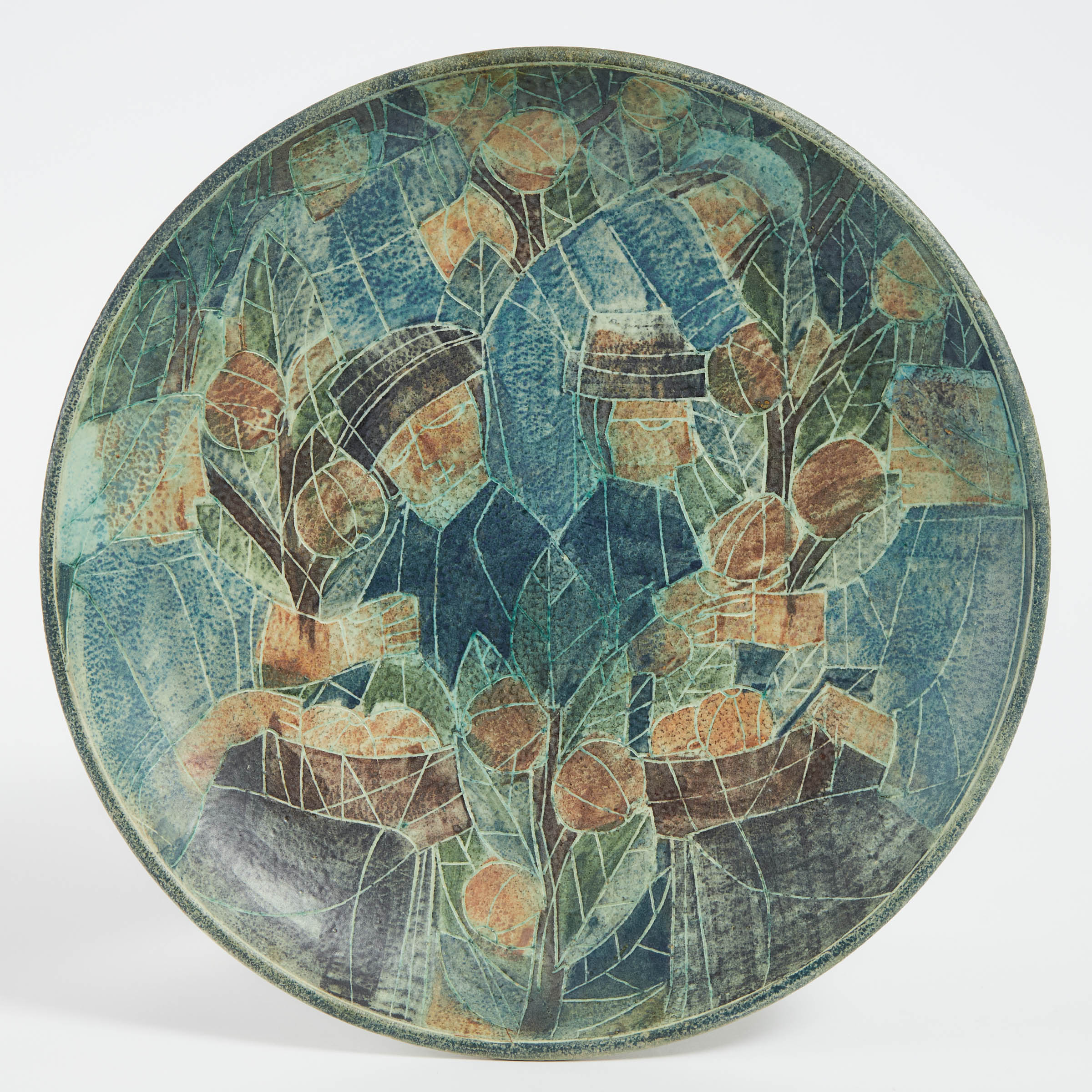 Brooklin Pottery Charger, Theo