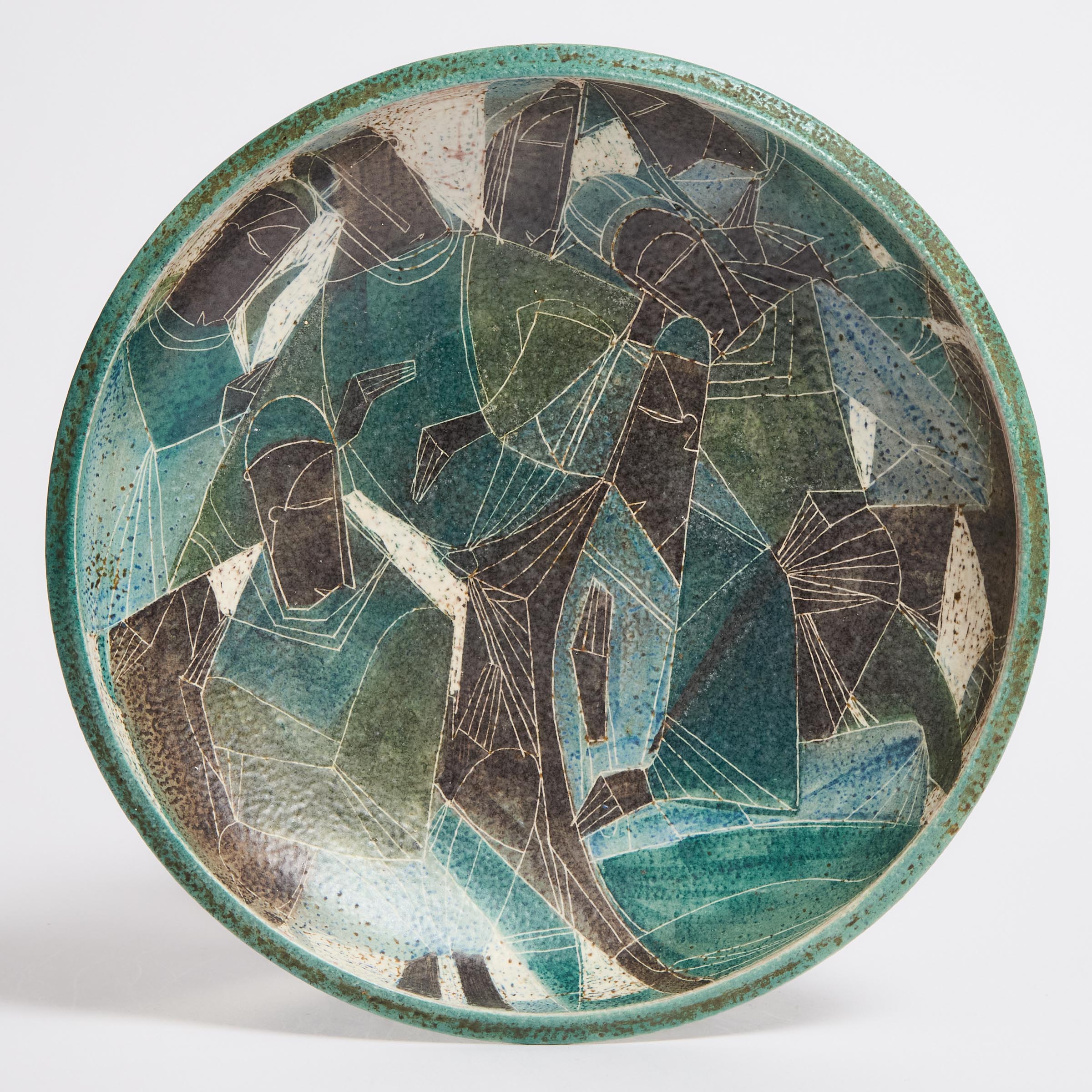Brooklin Pottery Circular Dish,