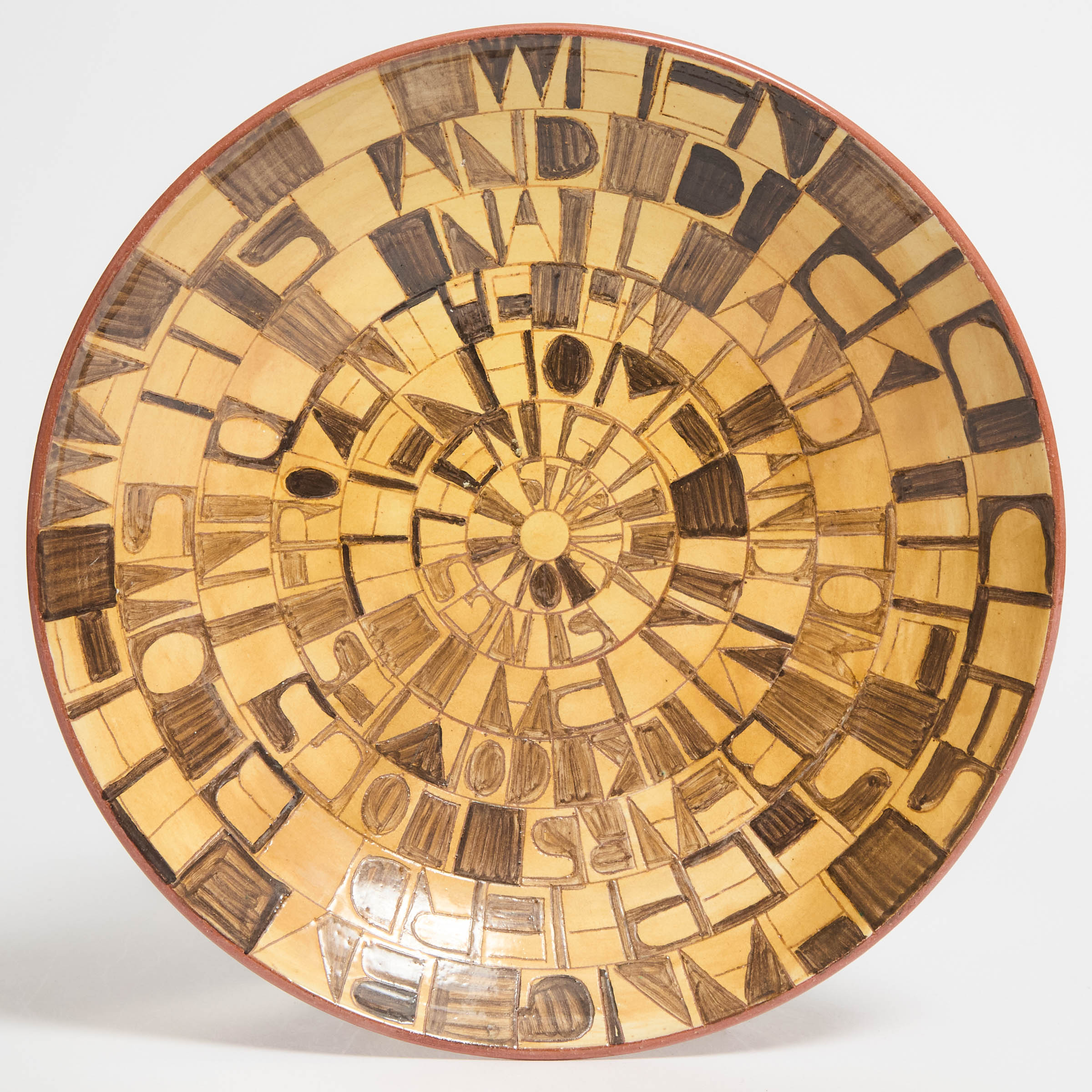 Brooklin Pottery Circular Dish,