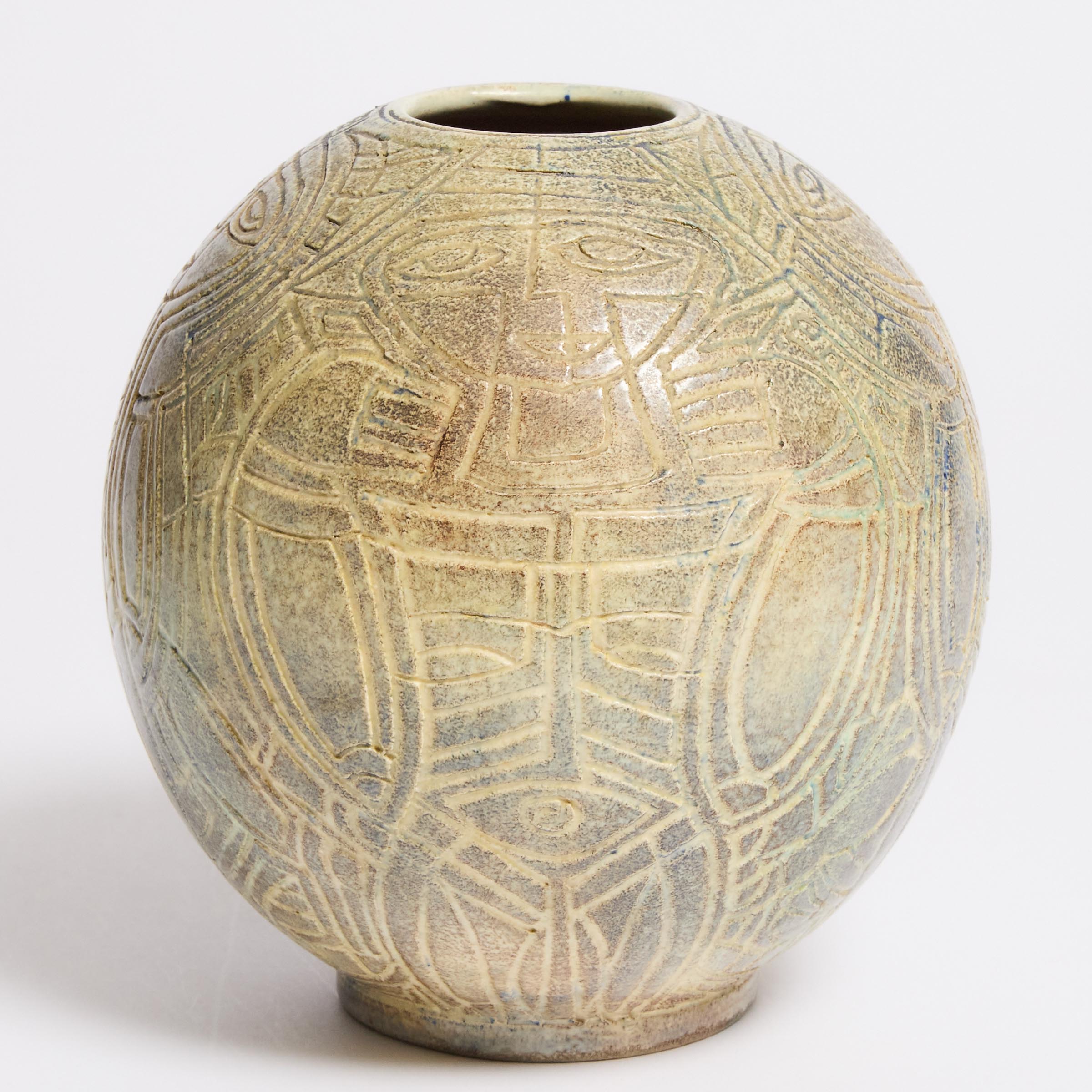 Brooklin Pottery Vase, Theo and