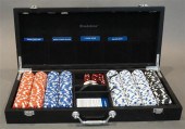 BROOKSTONE POKER CHIP SET, WIT