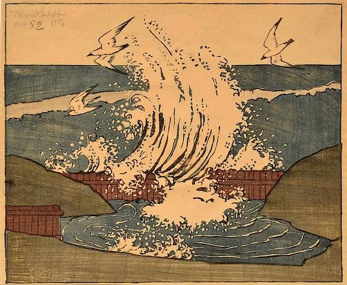 BROR NORDFELDT COLORED WOODCUT, THE