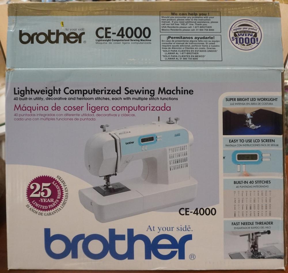BROTHER CE-4000 SEWING MACHINE,