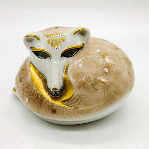 BROWN AND GOLD CURLED FOX - ROYAL