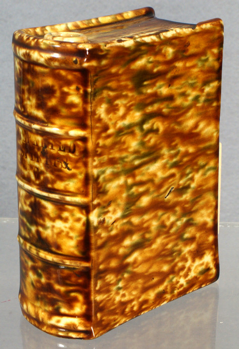 Brown and yellow glazed