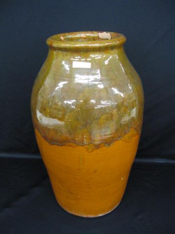 Brown Art Pottery Floor Vase