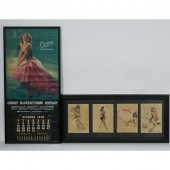 Brown & Bigelow Framed Pin Ups